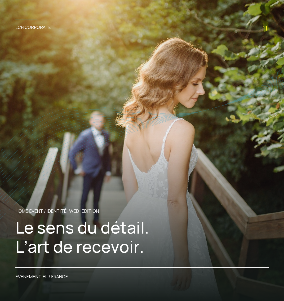 Home Event : identité visuelle, création web et plaquette par LCH Corporate