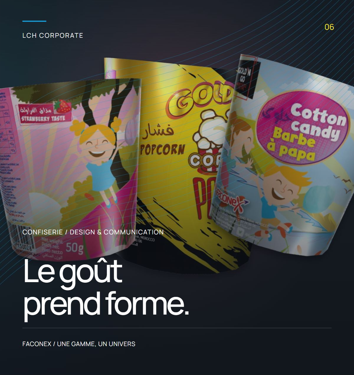 Faconex : packaging, édition et habillage visuel de salons par LCH Corporate