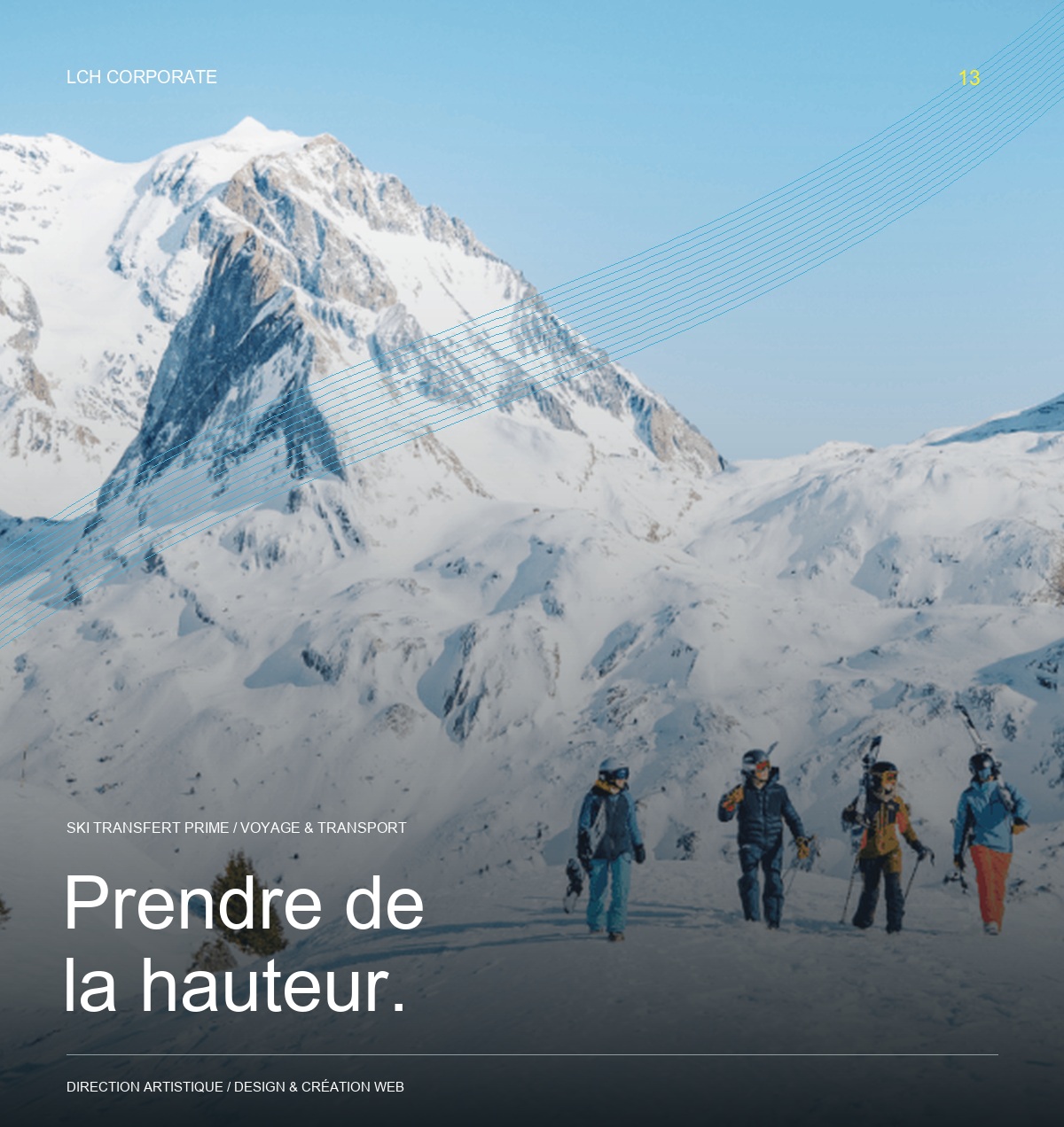 Ski Transfert Prime : identité, vidéos et création web par LCH Corporate